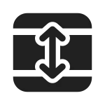 Table Row Resize SVG Icon